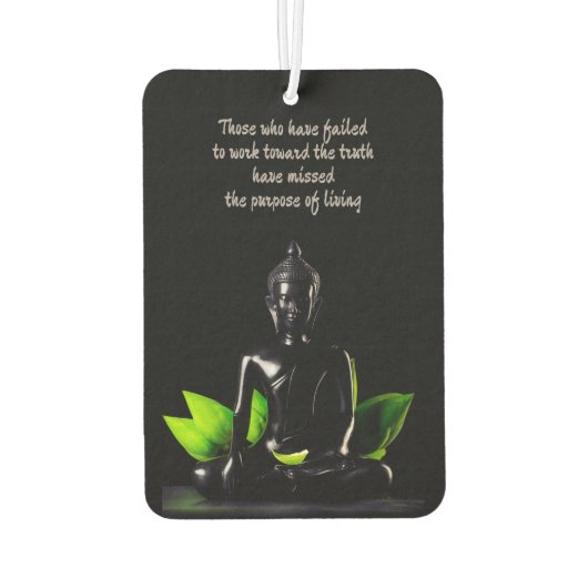 ブッダ引用文1エアーフレッシュナー カーエアーフレッシュナー (裏面)