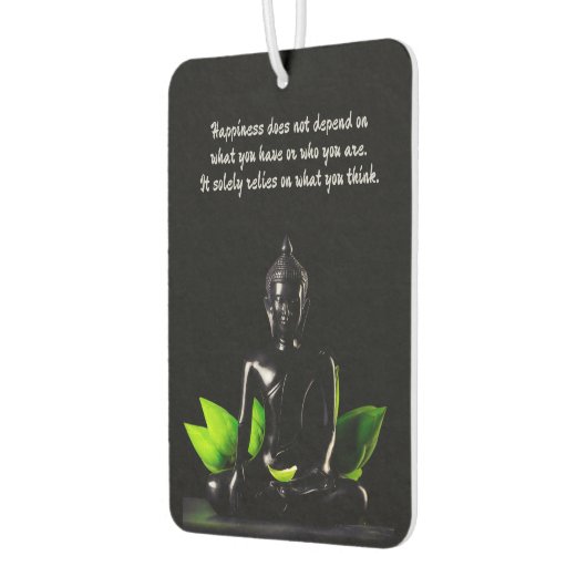 ブッダ引用文4エアーフレッシュナー カーエアーフレッシュナー (左)