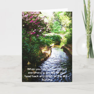 ブッダ引用文 – あなたが実現するとき…..... カード