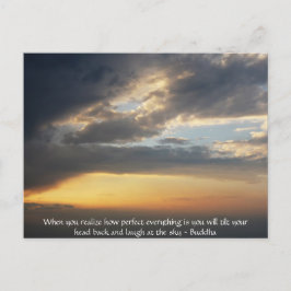 ブッダ引用文 – あなたが実現するとき…..... ポストカード
