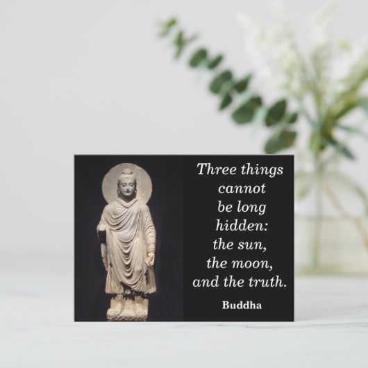 ブッダ引用文 – はがき (スタンド正面)