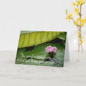 ブッダ引用文 カード (黄色い花)