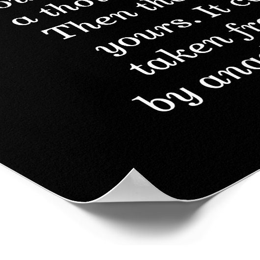 ブッダ引用文 – ポスターアート ポスター (角)