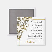 ブッダ引用文～マやる気を起こさせるグネット マグネット (正面/裏面)