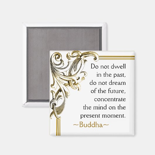 ブッダ引用文~マやる気を起こさせるグネット マグネット (正面/裏面)