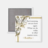 ブッダ引用文~マやる気を起こさせるグネット マグネット (正面/裏面)