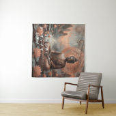 ブッダ引用文-来平和から内部 タペストリー (インサイチュ(横))