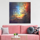 ブッダ愛と愛情チューリップ星雲 キャンバスプリント (インサイチュ (リビング))