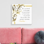 ブッダ感動的プレゼントモーメント引用文 キャンバスプリント (インサイチュ (リビング))