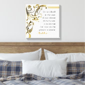 ブッダ感動的プレゼントモーメント引用文 キャンバスプリント (インサイチュ (寝室))