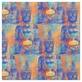 ブッダ抽象芸術 カラフル ファブリック (クローズアップ)