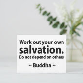 ブッダ救い引用文 ポストカード (スタンド正面)