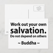 ブッダ救い引用文 ポストカード (正面/裏面)