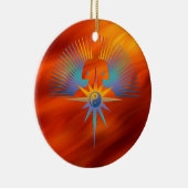 ブッダ星3D セラミックオーナメント (右)