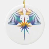 ブッダ星3D セラミックオーナメント (裏面)