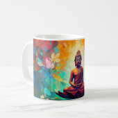 ブッダ杯 コーヒーマグカップ (正面左)