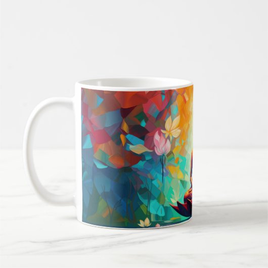 ブッダ杯 コーヒーマグカップ (左)