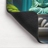 ブッダ滝 マウスパッド (コーナー)