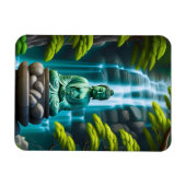 ブッダ滝 マグネット (横)