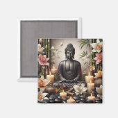 ブッダ祈りの言葉磁石 マグネット (正面/裏面)