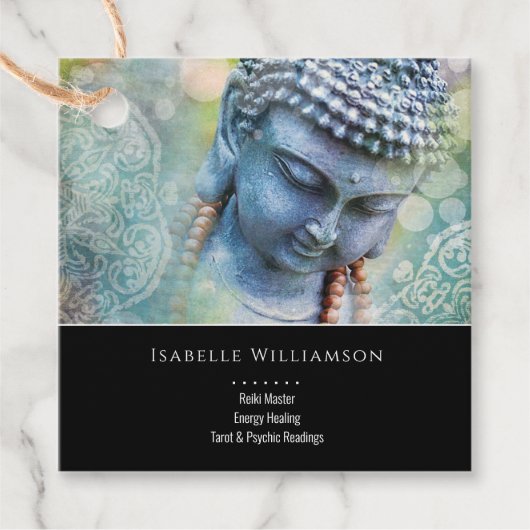 ブッダ禅霊気ヨガメディテーション聖スピリチュアル フェイバータグ (正面)