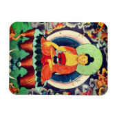 ブッダ絵画釈迦像のヒマラヤ – ネパール マグネット (横)