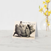 ブッダ自分が考えおもしろいアンティーク カード (黄色い花)