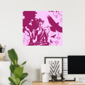 ブッダ自然プリント ポスター (ホームオフィス)