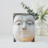 ブッダ顔はがき ポストカード (スタンド正面)