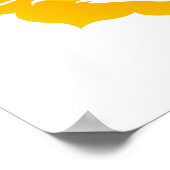 ブッダ顔アート ポスター (角)