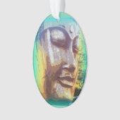 ブッダ顔オーナメント オーナメント (正面)
