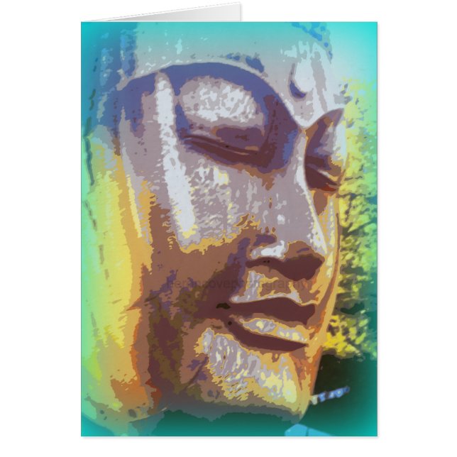 ブッダ顔グリーン (正面)