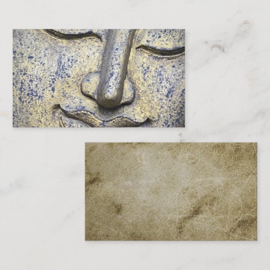 ブッダ顔禅調和仏教徒 名刺 (正面/裏面)