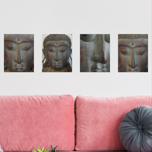 ブッダ顔装飾 (リビング)