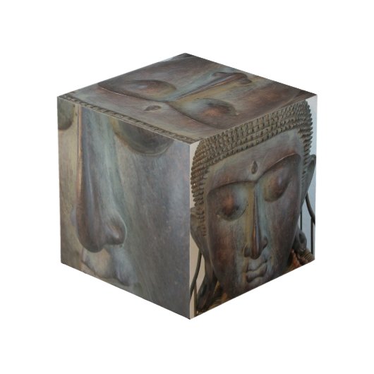 ブッダ顔装飾 フォトキューブ (裏面アングル)