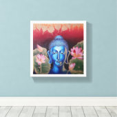 ブッダ キャンバスプリント (インサイチュ (ウッドフロア))