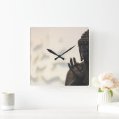 ブッダ スクエア壁時計 (ホーム)