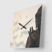 ブッダ スクエア壁時計 (傾斜)