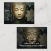 ブッダ、スピリチュアル瞑想 名刺 (正面/裏面)