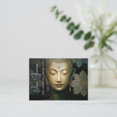 ブッダ、スピリチュアル瞑想 名刺 (スタンド正面)