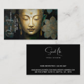 ブッダ、スピリチュアル瞑想 名刺 (正面/裏面)