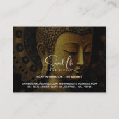 ブッダ、スピリチュアル瞑想 名刺 (裏面)