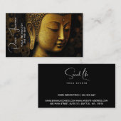 ブッダ、スピリチュアル瞑想 名刺 (正面/裏面)