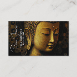 ブッダ、スピリチュアル瞑想 名刺