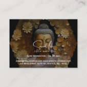 ブッダ、スピリチュアル瞑想 名刺 (裏面)