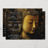 ブッダ、スピリチュアル瞑想 招待状 (正面/裏面)