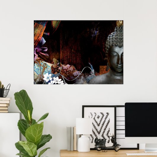 ブッダ ポスター (ホームオフィス)