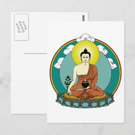 ブッダ ポストカード (正面/裏面)