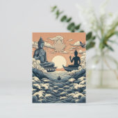 ブッダ ポストカード (スタンド正面)