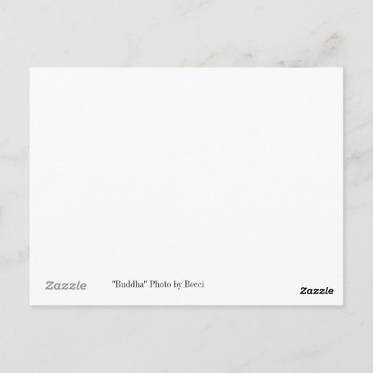 ブッダ ポストカード (裏面)